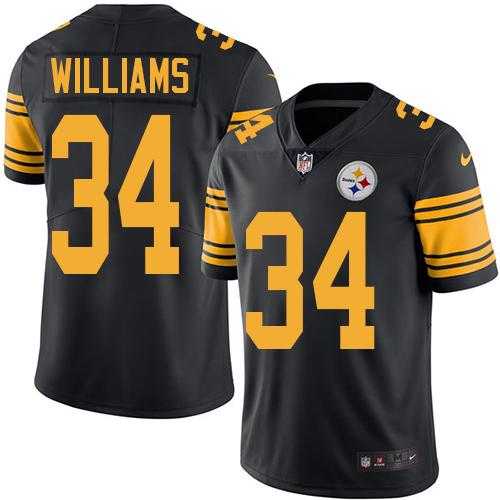 Nike Men & Women & Youth Steelers 34 DeAngelo Williams Black Color Rush Limited Jersey,We sell and wholesale Nike Men & Women & Youth Steelers 34 DeAngelo Williams Black Color Rush Limited Jersey on line form chian!